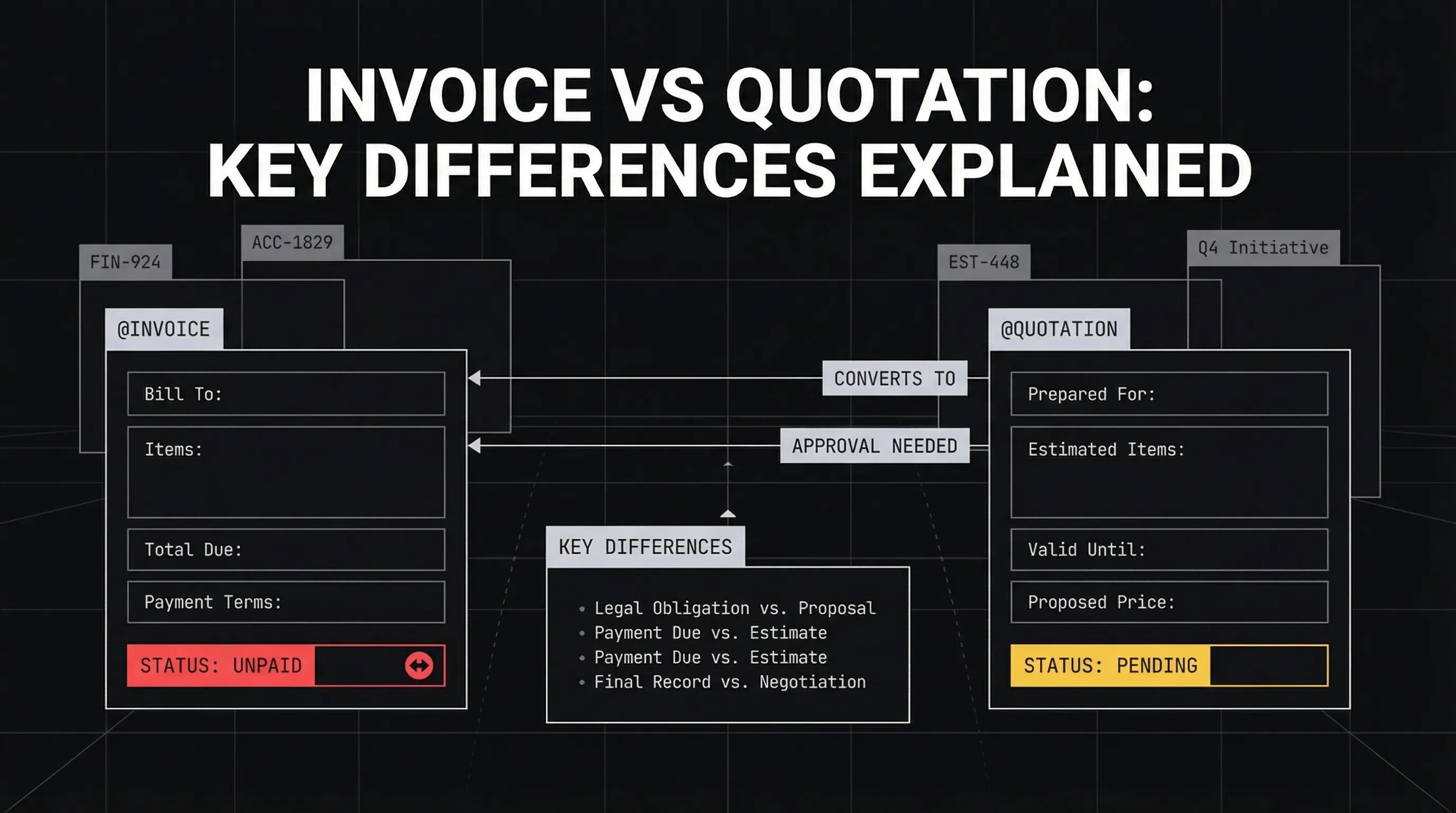 Invoice vs Quotation: Key Differences Explained