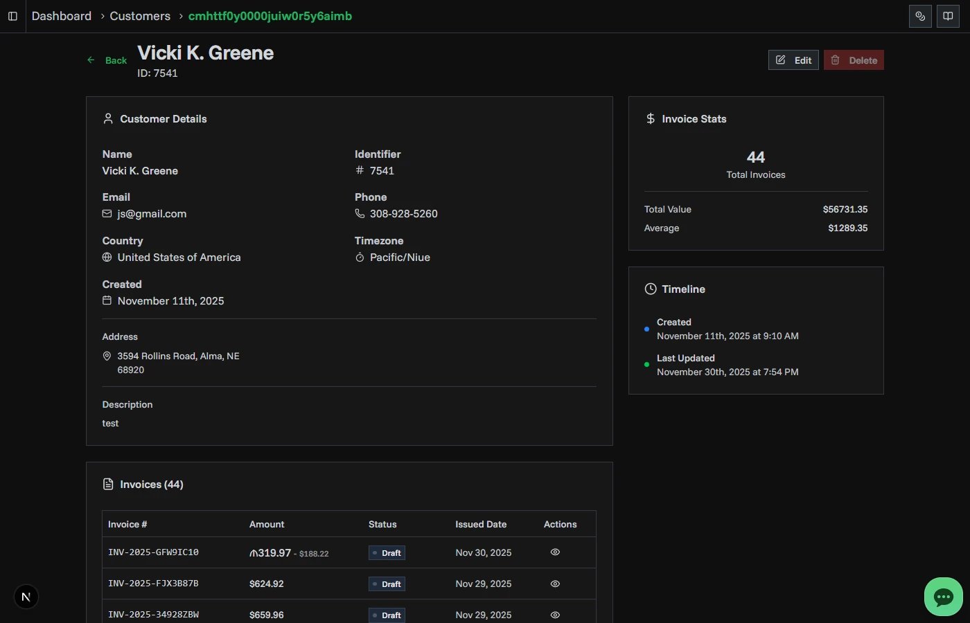Invoice Generator Overview