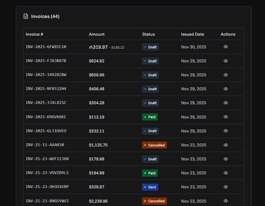 Invoice Generator Overview