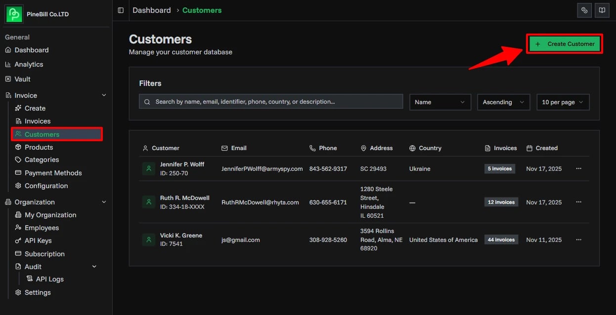 Invoice Generator Overview