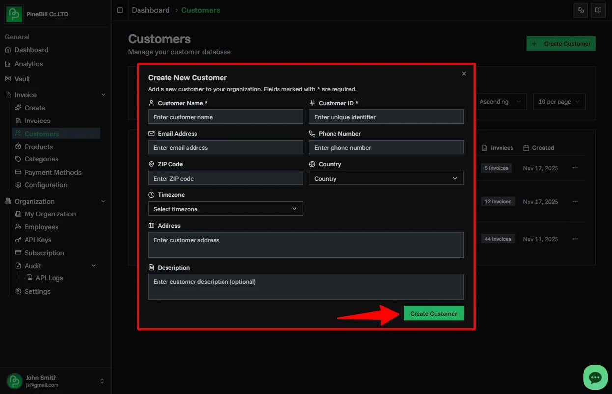 Invoice Generator Overview