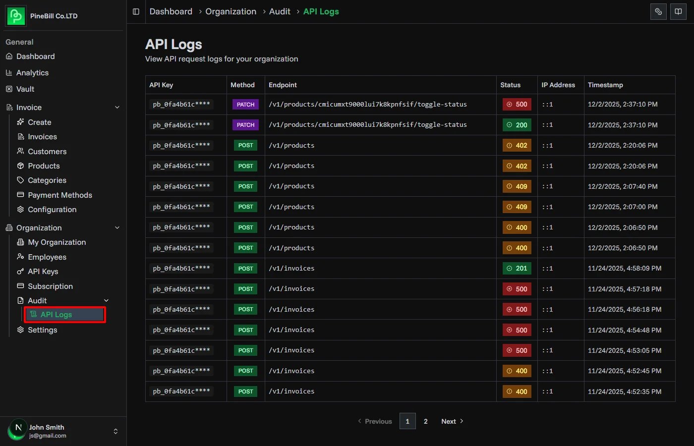 Invoice Generator Overview