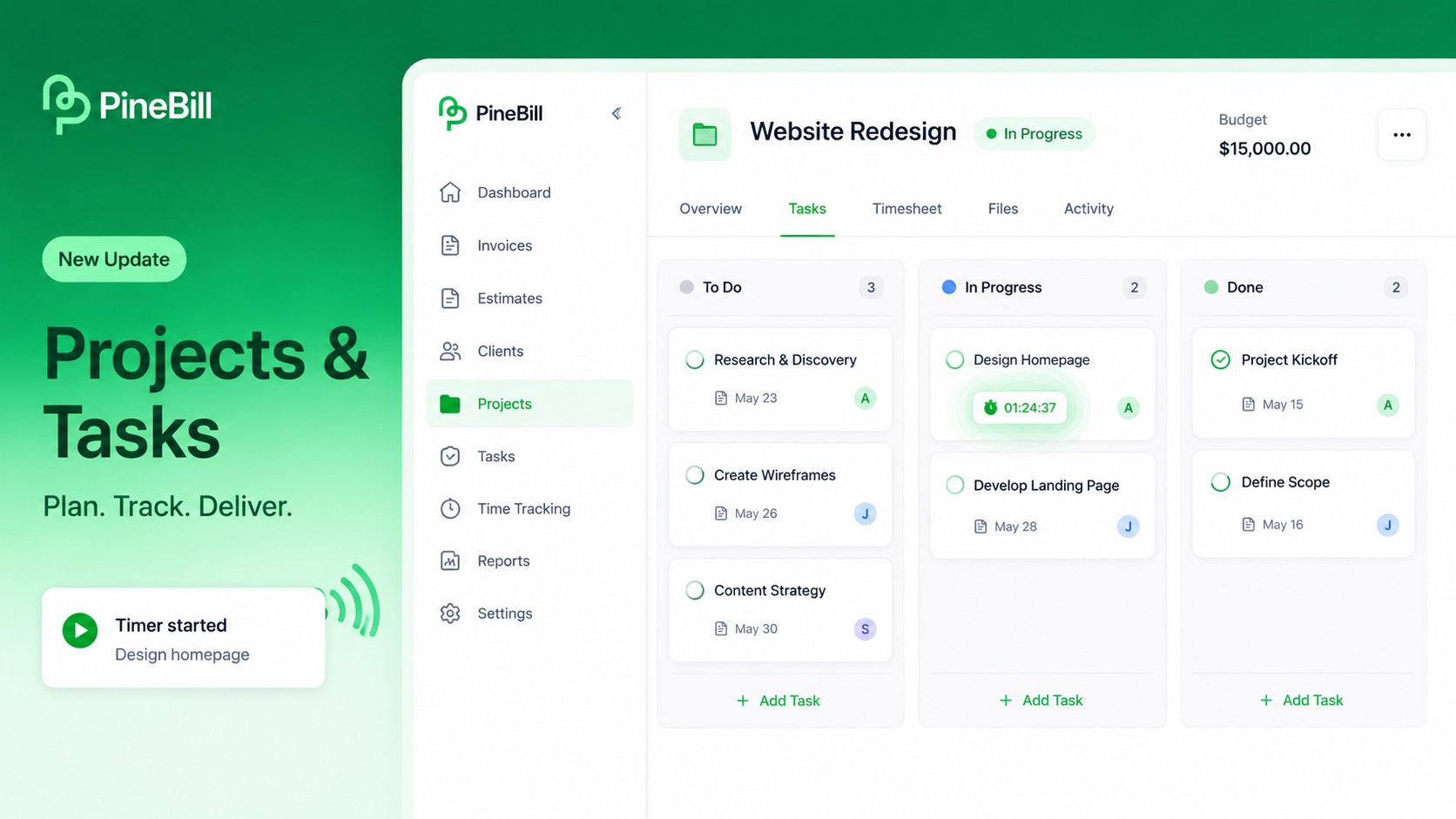 Projects & Tasks