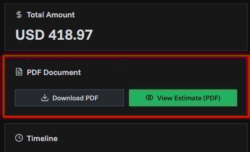 Estimate PDF Viewer Modal